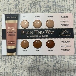 3 for $10 Too Faced Born this way foundation samples